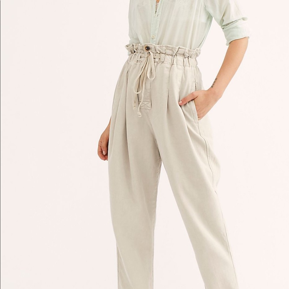 Free People Margate Pleat Trouser - Picture 5 of 6